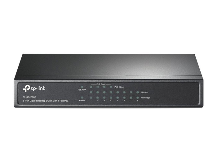 TP-Link TL-SG1008P Switch Gigabit de 8 puertos con 4 puertos PoE